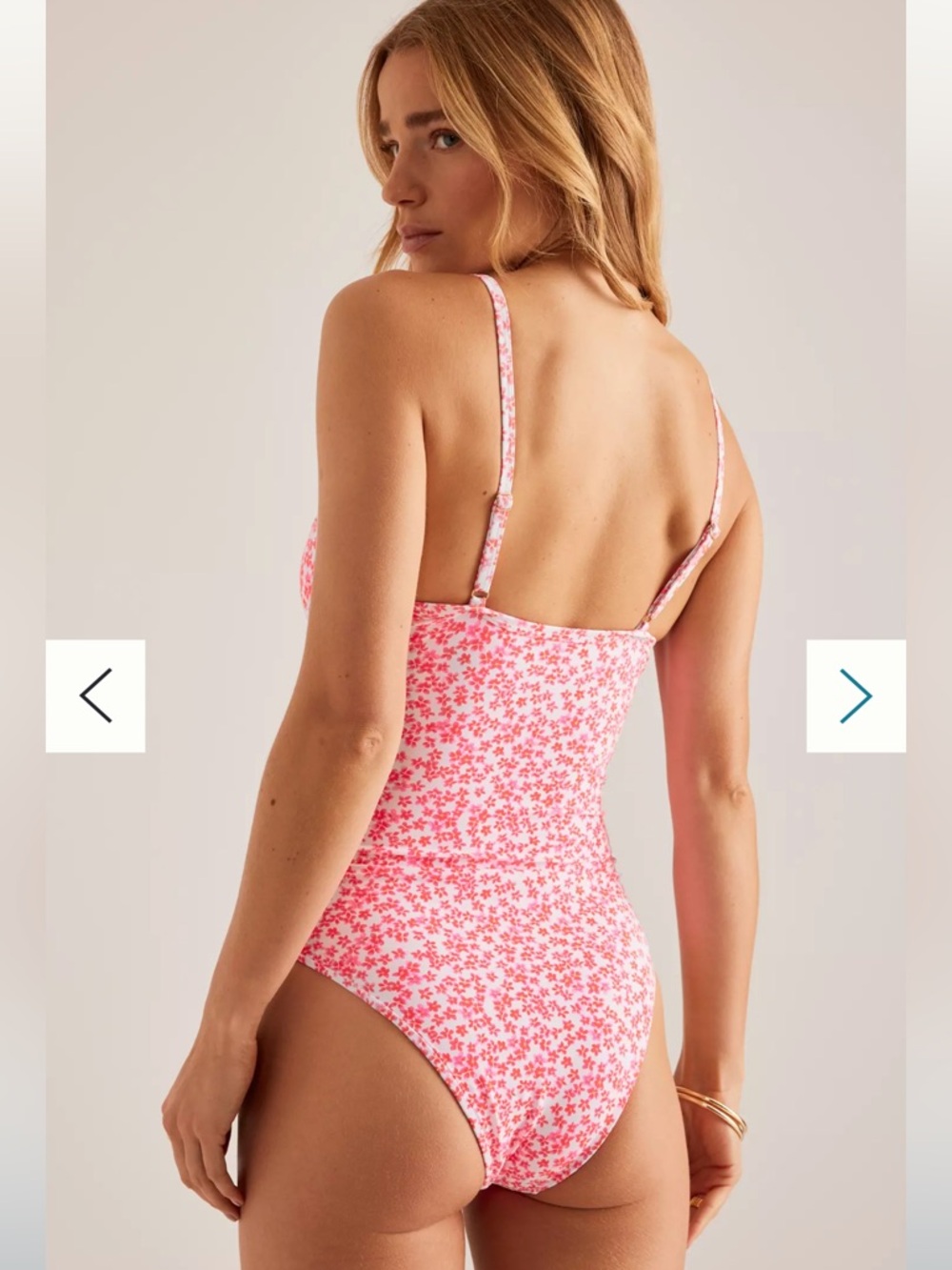 Kulani Kinis Decorative Underwire Cheeky One-Piece Floral size Large - Picture 2 of 11